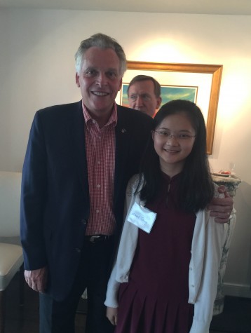 Meeting the Governor of Virginia