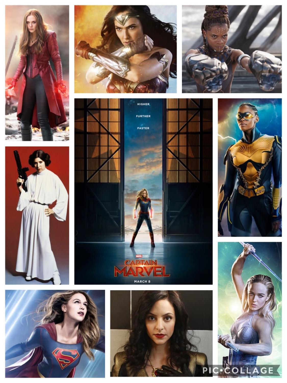 From Marvel to DC to Star Wars, female superheroes are becoming more and more prominent throughout the entertainment industry. Photo Credits: Marvel Studios, The CW, RealStyle Network, BBC