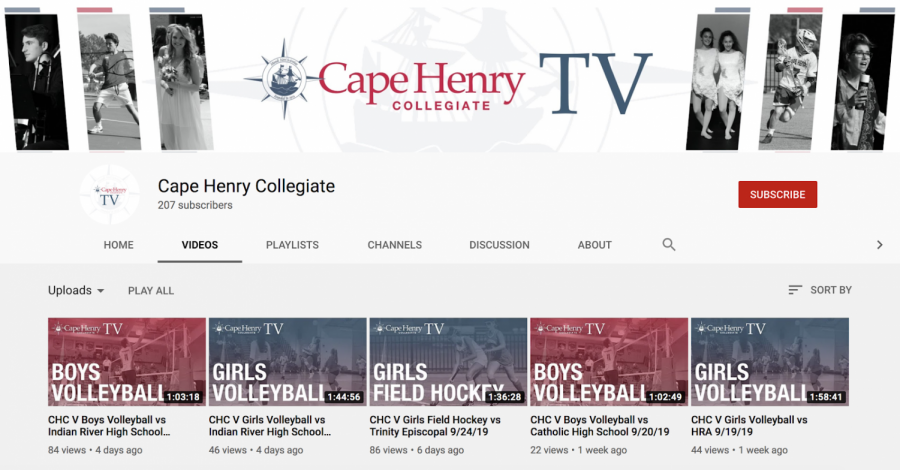 Shown in the photo above is a snapshot of CHC TV’s youtube channel featuring a plethora of recorded games