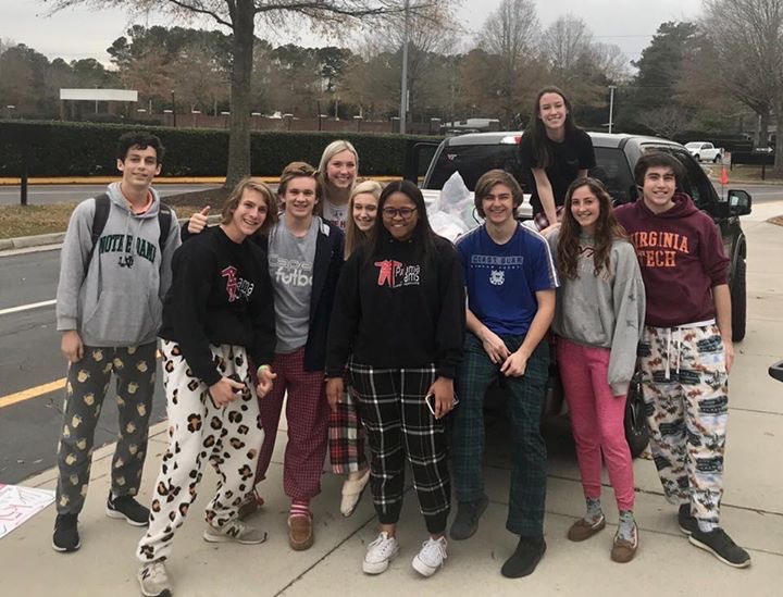 Grateful to our students (led by Olivia Tucker) for collecting over 400 pairs of new pajamas from our community for Pajama Jams - a local non profit committed to making sure that all kids have warm pajamas!