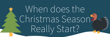 When does the Christmas Season Officially Begin?